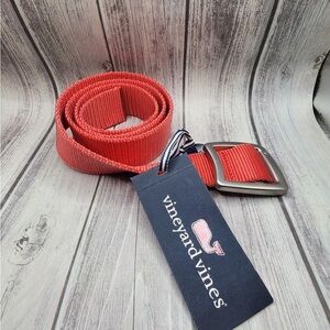 Vineyard Vines Belt Jetty Red Size XS